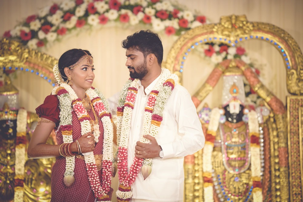 Garlands & Vows — Temple mandapam